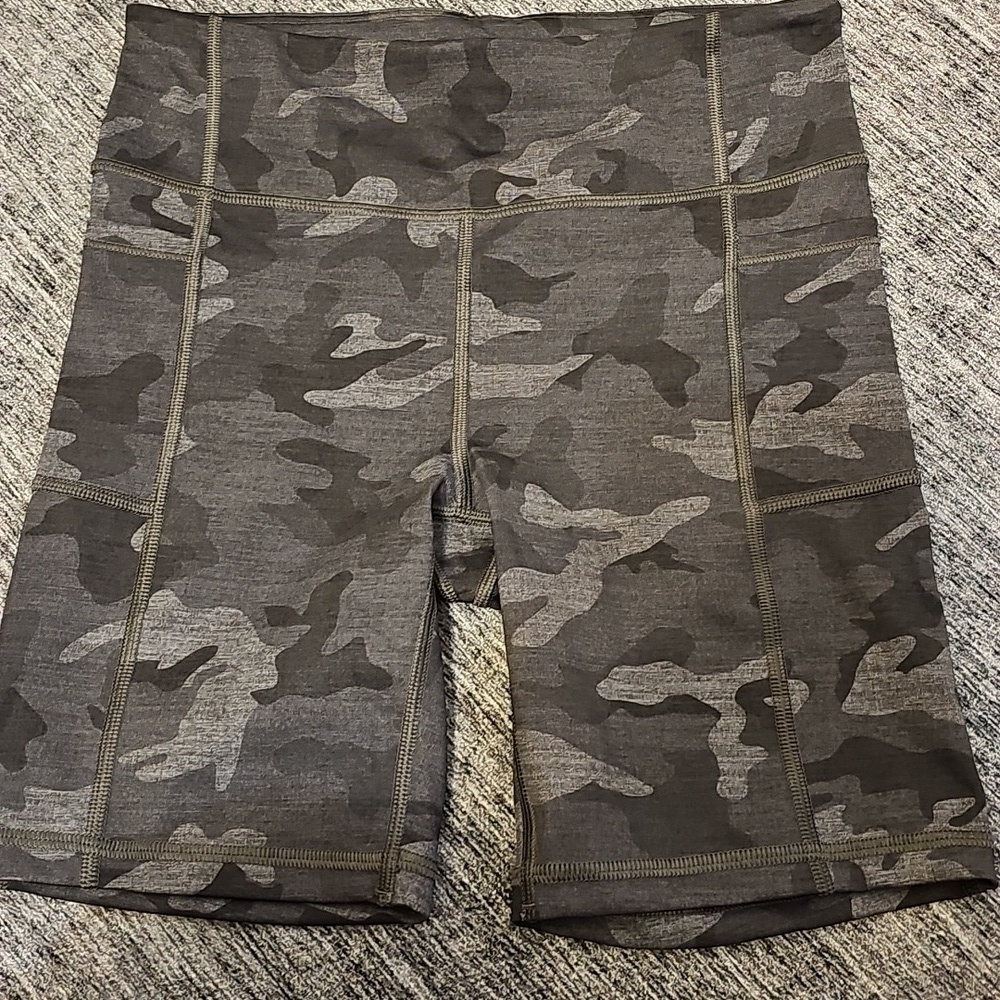 GapFit Gray Camo Athletic Shorts